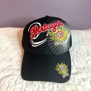 Portugal Tourist Baseball Strap Back Cap Hat Black